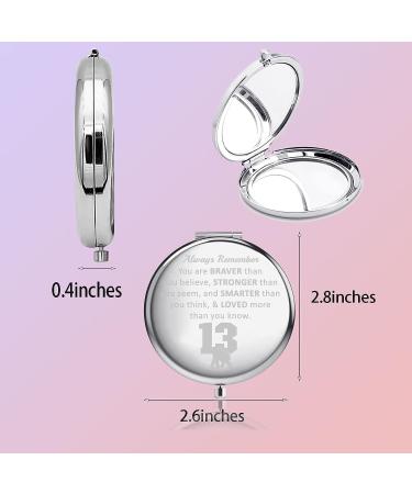 WSNANG Greek Sorority Elephant Compact Travel Makeup Mirror - Sisterhood Gift - Buy Online on GoSupps.com