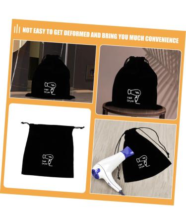 WOONEKY Flannel Hair Dryer Bag Travel Makeup Bag Travel Bag for Blow Dryer and Hair Tools Blow Dryer Bag Hair Curler Travel Bag Hair Dryer Travel Pouch Travel Bag for Hair Styling Tools - Buy Online on GoSupps.com