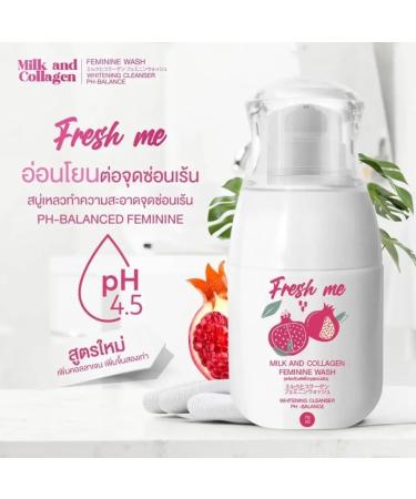 Buy Fresh Me Milk and Collagen Feminine Wash 70ml - Nourish & Refresh Intimate Care - Buy Online on GoSupps.com
