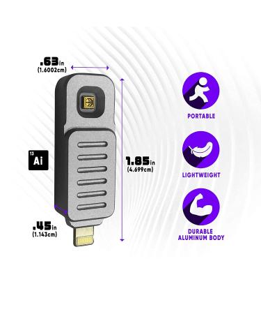 Portable UV Light Co Mini UVC-01 LED Wand - Kills 99.996% of E.coli & Viruses - Travel Home & Office Sanitizer - Buy Online on GoSupps.com