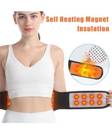 Tnsray Back Bandage - Relief & Support for Men & Women | Breathable Back Belt Heat Therapy & Lumbar Support (110cm) - Buy Online on GoSupps.com
