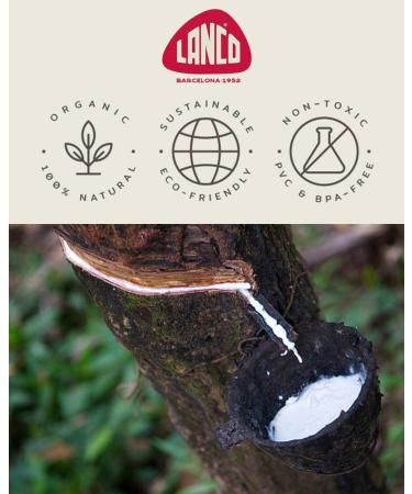 Buy Lanco Teething Ring Elephant Ears - 100% Natural Rubber White | Safe & Eco-Friendly | International Shipping Available - Buy Online on GoSupps.com