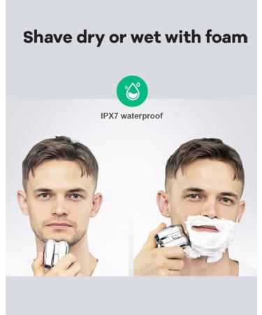 Mini Electric Shaver M31 by Kongeeker | Compact & Travel-Friendly Silver Shaver for Men - Buy Online on GoSupps.com