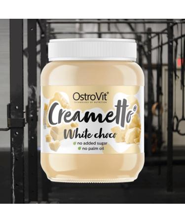 OstroVit Creametto White Chocolate (350g) - Premium Protein Spread | Buy Online for International Shipping - Buy Online on GoSupps.com