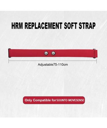 FitCent Replacement Breast Belt for Heart Rate Monitors - Waterproof & Adjustable Compatible with Suunto Movesense - Buy Online on GoSupps.com