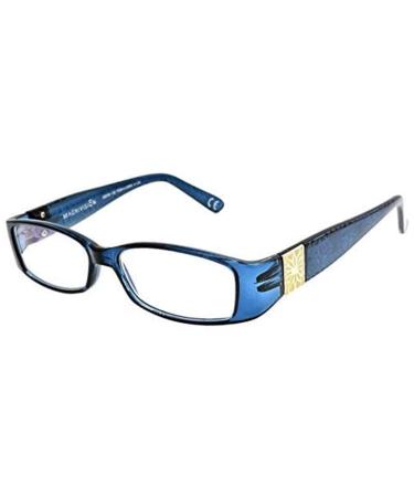 Foster Grant Coloread Blue Posh Women's Reading Glasses with Case +2.75