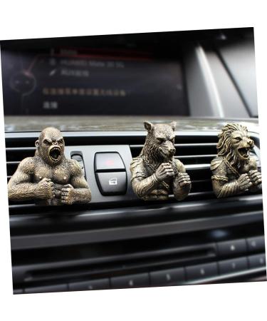 PartyKindom 3 Sets Aromatherapy Air Freshener Clips | Essential Oil Car Perfume | Animal Vent Fresheners for Home & Travel - Buy Online on GoSupps.com