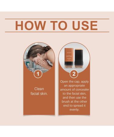 Face Concealer Concealer Stick - Long Lasting Makeup Concealer Stick Soft Makeup Stick Corrector For Skin Types Natural Makeup Stick Concealer 20 - Buy Online on GoSupps.com