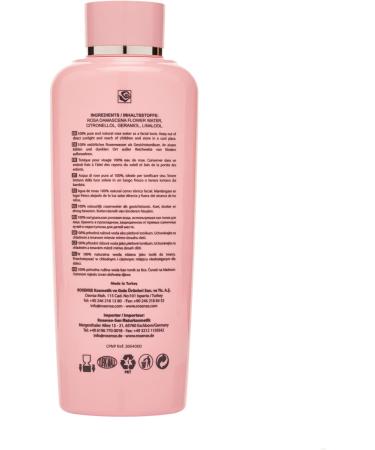 Rosense Rosenwasser 2x200 ml - 100% Natural Vegan Moisturizing Facial Toner for Cleansing & Care - Buy Online on GoSupps.com