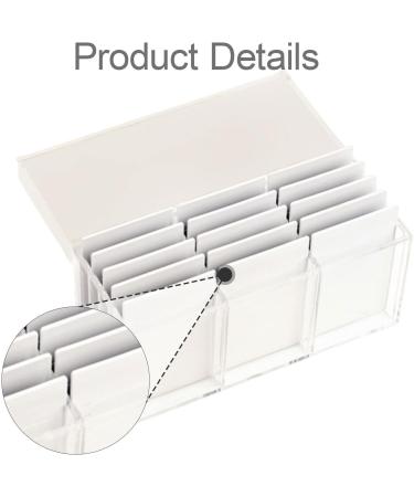 Harilla Bo te de rangement pour cils support pour extensions de cils professionnel anti-poussi re compact spacieux fournitures de maquillage pr sentoir Clair - Buy Online on GoSupps.com