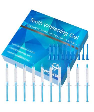 Yuland Teeth Whitening Gel Refill 35% CP 10X3ML Syringes  Works with Teeth Whitening LED Light and Tray