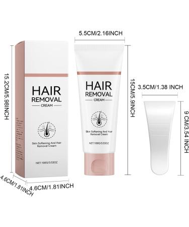  Generisch Hair removal cream for women - 120 ml - With silicone spatula - Bikini hair remover - For face arms underarms pubic area legs and intimate areas - Buy Online on GoSupps.com