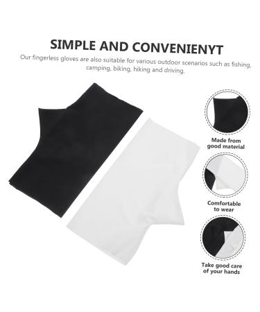 Ipetboom 2 Pairs Shield Gloves Fingerless Sunblock Gloves Nail Polish Gloves Manicure Gloves Nail Lamp Gloves Nail Art Accessory Gloves to Protect Manicure Nail Uv Gloves Gel Summer Nylon - Buy Online on GoSupps.com