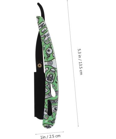 Solustrious Hair Clip Razor - Versatile Shaver & Trimmer for Men & Women | Portable Handheld Hairdressing Tool Green 13.5x2.5x1cm - Buy Online on GoSupps.com