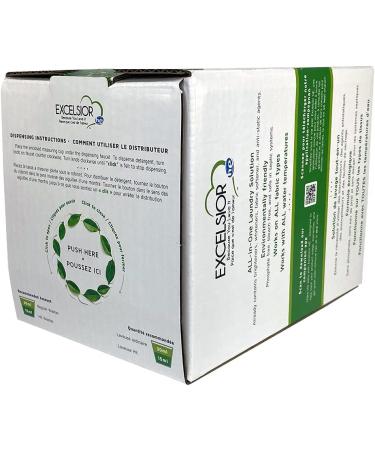 Excelsior Laundry Detergent with Stain Remover - Eco-Friendly & Biodegradable 3L - Fresh Scent for All Washers - Buy Online on GoSupps.com