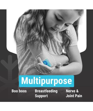 ICEWRAPS 3x3 Small Gel Ice Packs - Reusable Hot Cold Packs for Injuries | Mini Ice Packs for Nose, Face, Fingers | Set of 6 Soft Gel Packs - Buy Online on GoSupps.com