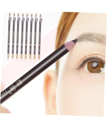 FOYTOKI 8pcs Beauty Eyebrow Pen Eyebrow Pencil Wooden Makeup Accessories 1 count (Pack of 1) Coffee - Buy Online on GoSupps.com