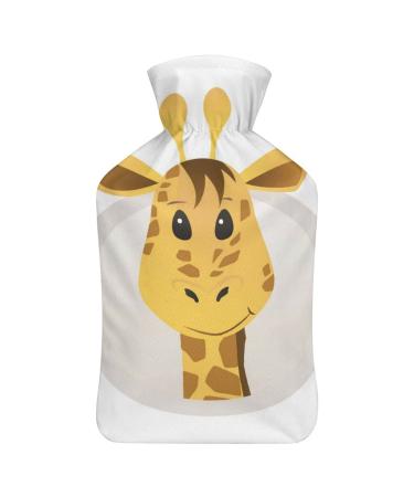 Giraffe Hot Water Bottle With Cover Plush Bed Bottle Hand Warmer For Adults And Children 26.5X15.3cm