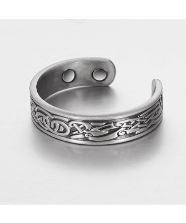 Magnetic Therapy Joint Bone Ring - Arthritis & Migraine Relief Jewelry with Gift Box - Buy Online on GoSupps.com