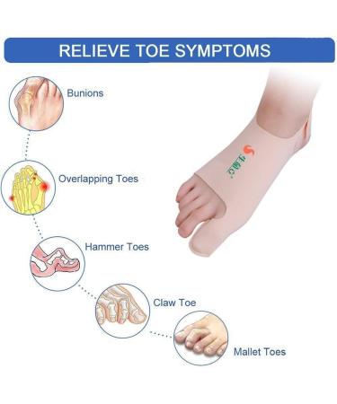 ENPAP Corrector | Ultra-Thin Orthopaedic Toe Straightener for Big Valgus Support - Foot Pain Relief for Running & Sports - Day/Night Wear - Left Large - Buy Online on GoSupps.com