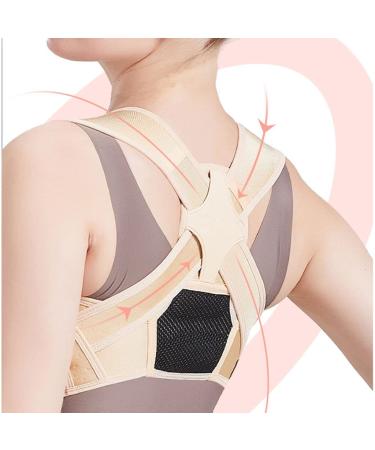 MDLian Posture Corrector - Adjustable Back Support Belt & Shoulder Brace for Adults | Invisible Hunchback Support (L/XL - Buy Online on GoSupps.com