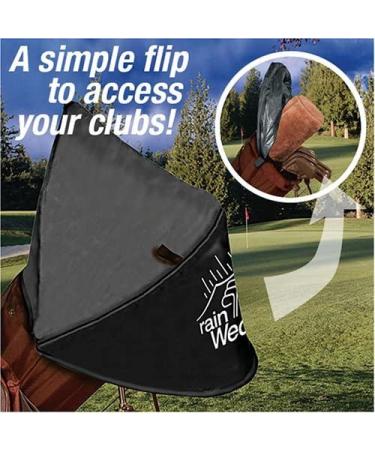 Rain Wedge Easy Access Golf Bag Rain Hood/Cover - Keep Your Clubs Dry on the Course - Buy Online on GoSupps.com