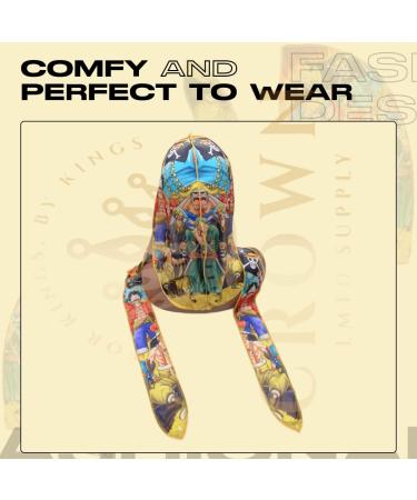 Kings Crown Limited Supply Anime Design Silky Durag with Long Tails - Satin Fabric - Buy Online on GoSupps.com