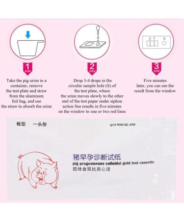 Disposable Pig Pregnancy Test Strips | Accurate Sowing Diagnostic Tester for Livestock | International Shipping Available - Buy Online on GoSupps.com