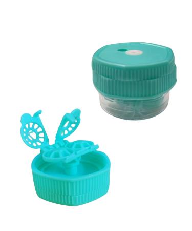 1pc Manually Contact Lens Washer Cleaner Plastic Lens Cleaner Case 0941 Green