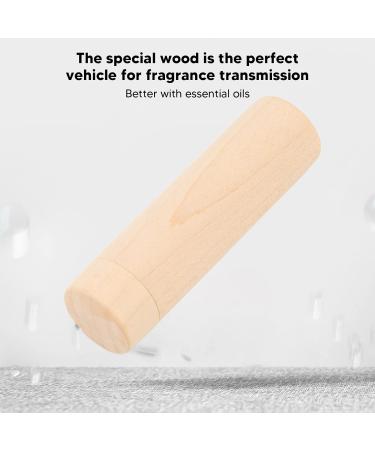 Essential Oil Diffuser - Portable Wood Aromatherapy Diffuser for Home Office & Car - Cylindrical Design - Buy Online on GoSupps.com