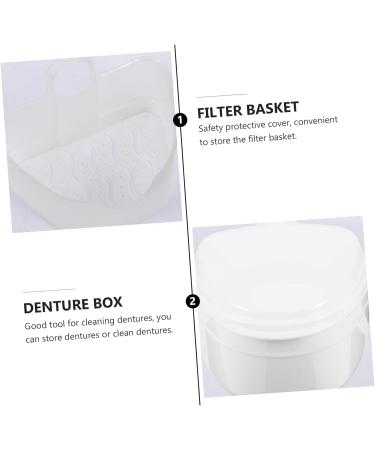 Shop Wofashpuret Prosthesis Care Box - Dental Prostheses Cleaning & Storage Container (9.00x8.00x7.50cm) - International Shipping Available - Buy Online on GoSupps.com