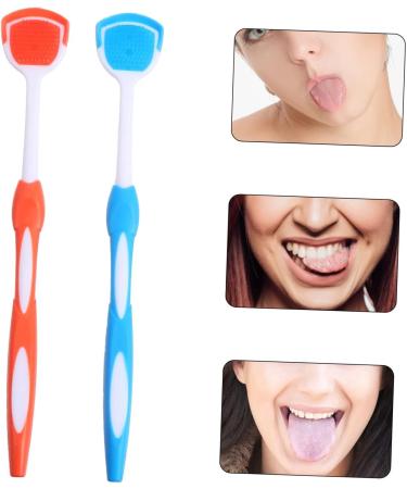 Healeved Tongue Cleaning Brush - 6 STK Metal Tongue Cleaner for Adults | Effective Oral Care Tools for Fresh Breath | Durable Nanoplastic Design | 19.5x3x0.6cm - Buy Online on GoSupps.com