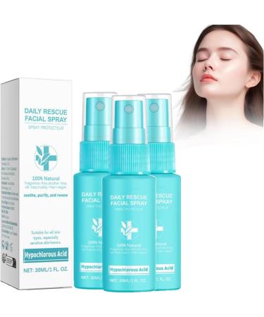 YLBHYIRSJF Hypochlorous Acid Face and Skin Spray Safe for use on Acne Prone Skin Soothing Facial Spray Hydrating Face Mist Skin Care Products for Sensitive Skin 3 Pcs