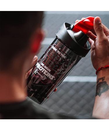 Shieldmixer Hero Pro Classic Shaker - BPA-Free 700ml Black - Premium Gym & Fitness Drinking Bottle - International Shipping Available - Buy Online on GoSupps.com