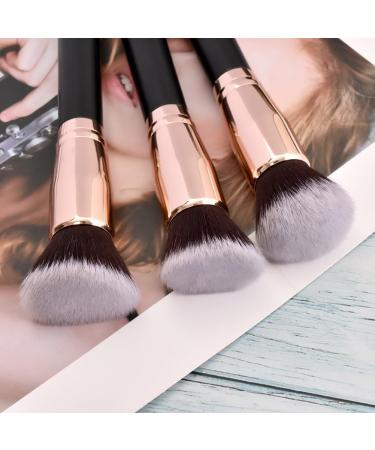 Runioney 3 Pieces Makeup Brushes for Foundation Loose Powder Concealer Blush Brush Professional Cosmetic Beauty Makeup Tool - Buy Online on GoSupps.com