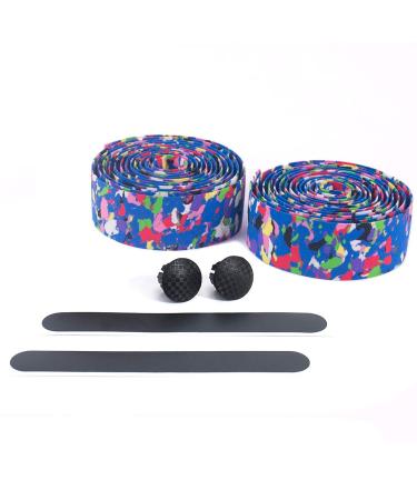 Vinqliq Super Soft Bike Handlebar Grip Tape Wraps with Bar Plugs - Multi-Color - Buy Online on GoSupps.com