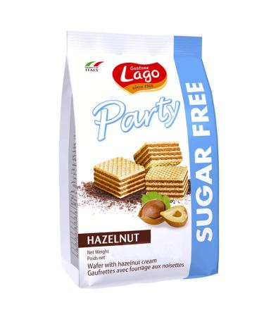 Gastone Lago Sugar Free Hazelnut Party Wafers Cookies 7.5 oz (213g) - 2 Pack - Buy Online on GoSupps.com
