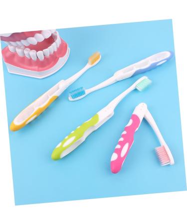 Lurrose 16-Pack Elastic Ray Toothbrushes for Travel | Manual Oral Care Accessories & Cleaning Tools - Buy Online on GoSupps.com