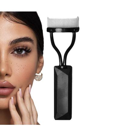 Beauty Lash Separator Eyelash Comb Divider Eyelash Finishing Tool Mascara Separator Curved Brush Beauty Tool Lash Divider with Hood Portable Eye Makeup Tool for Home Travel