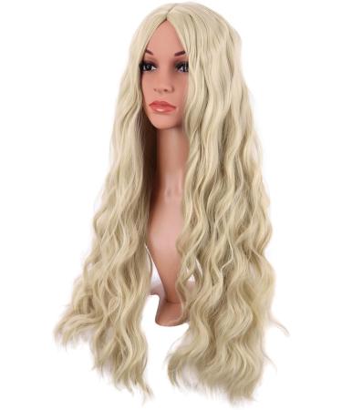 MapofBeauty 28 Long Wavy Party Wig - Blonde - Buy Online on GoSupps.com