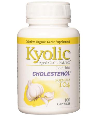 Kyolic Aged Garlic Extract Cholesterol Formula 104-100 Capsules