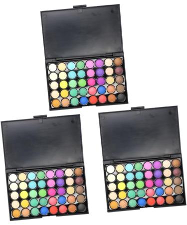 Beavorty 3pcs 40 Combination Cosmetic Pallet Eye Colors Shadow Makeup 1 count (Pack of 1) As Shownx3pcs - Buy Online on GoSupps.com