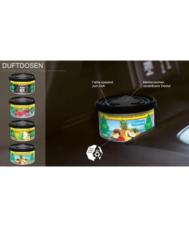 WUNDER-BAUM Green Apple Fragrance Tin 4-Pack | Long-Lasting Car & Home Freshener | Buy Now for Lasting Aroma! - Buy Online on GoSupps.com