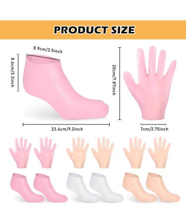 Shop Sunoya Moisturizing Socks - 3 Pairs of Silicone Anti-Slip Foot Spa Gel Socks for Dry Cracked Feet | International Shipping Available - Buy Online on GoSupps.com
