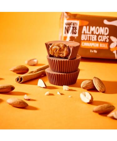 Naughty Nuts Bio Beurre d'Amande et Roul la Cannelle - Vegan sans Huile de Palme et sans Sucre Raffin - 12 x 39 g - Buy Online on GoSupps.com