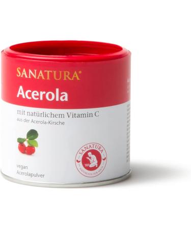  Sanatura Sanatura Acerola 100 g Acerola Powder Natural Vitamin C Highly Dosed Cherry Acerola Easy to Use Very Economical V - Buy Online on GoSupps.com