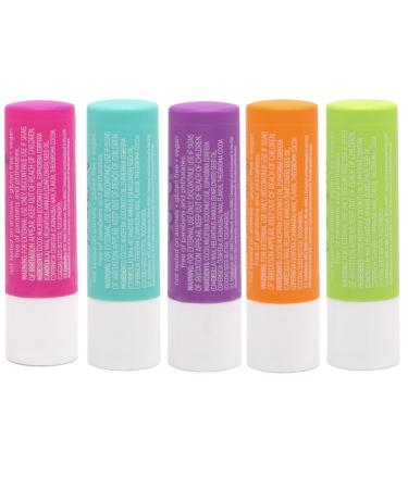 Miss Spa Hydrating Lip Balm Set Moisturizing Lip Care Gift Set for Dry Lips Nourishing Lip Moisturizer with Shea Butter & Vitamin E Vegan Gluten Free Long-Lasting Hydration 5 Flavors - Buy Online on GoSupps.com