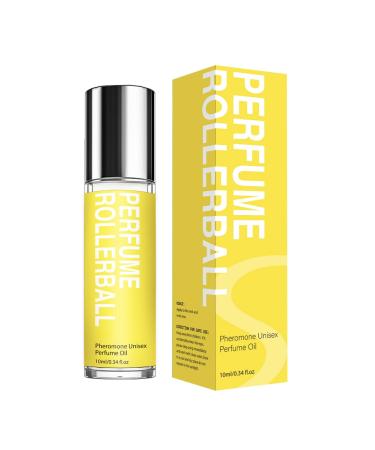 Vanilla Fragrance Oil Roll On Perfume Travel Size perfume body oil Long Lasting Vanilla Perfume Oil for women Vanilla Essential Rollerball Perfume Oil 10 ml / 0.34 fl.Oz (Yellow)