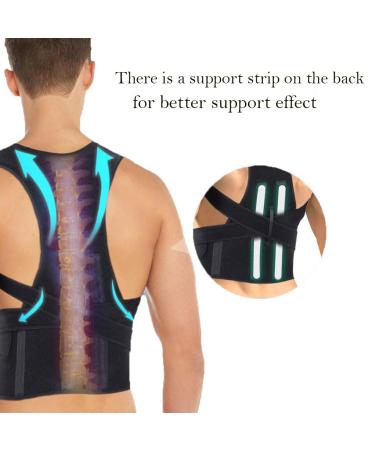 Adjustable Posture Corrector & Back Brace for Men and Women - Relief for Scoliosis Hunchback Neck Back & Shoulder Pain - X-Large Lumbar Support - Buy Online on GoSupps.com