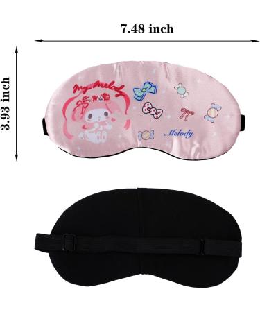 Cartoon Kitty Cat Sleep Eye Mask - 100% Blackout Blinders for Women - Pink - Buy Online on GoSupps.com
